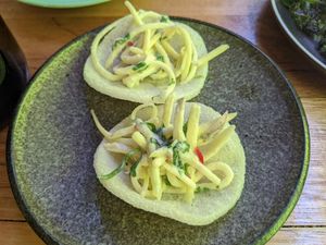 Complimentary dish at Rice Paper Scissors in Melbourne