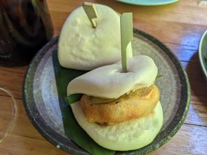 Tempura buns at Rice Paper Scissors in Melbourne