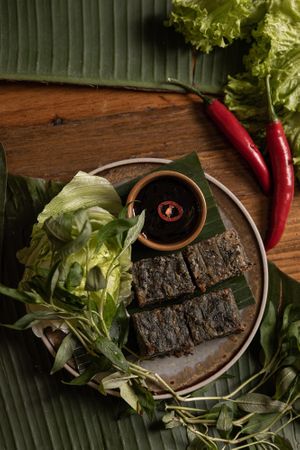 THAI CHIVE CAKES
Iceberg, herbs, sweet soy dressing at Rice Paper Scissors in Melbourne