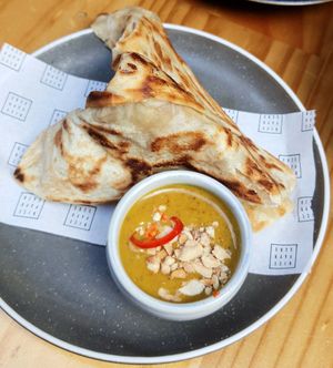 Malaysian roti at Rice Paper Scissors in Melbourne