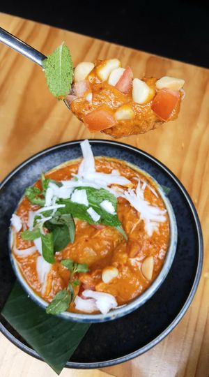 Balinese Pumpkin Curry - close-up at Rice Paper Scissors in Melbourne