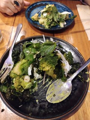 Smoked Broccoli Salad at Rice Paper Scissors in Melbourne