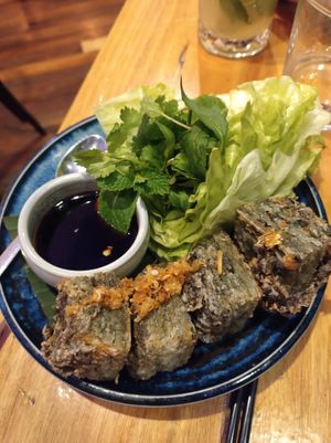 Thai Chive Cakes at Rice Paper Scissors in Melbourne