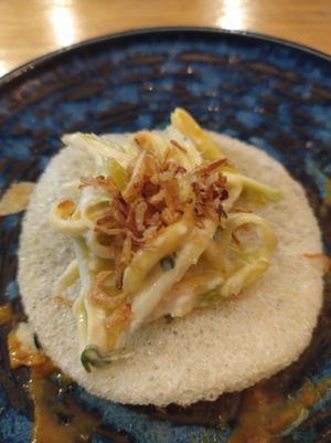 Mango salad at Rice Paper Scissors in Melbourne