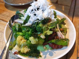 Smoked Broccoli Salad $19.00 at Rice Paper Scissors in Melbourne