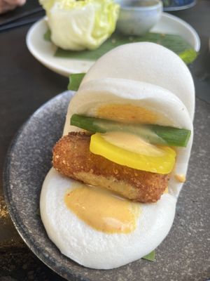 Sweet potato baos  at Rice Paper Scissors in Melbourne