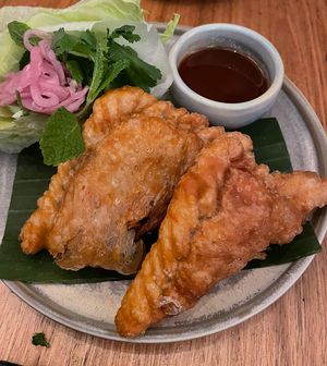 Thai Curry Puffs  at Rice Paper Scissors in Melbourne