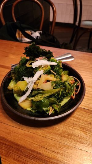 Broccoli salad at Rice Paper Scissors in Melbourne