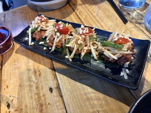Green Papaya Fritters   at Rice Paper Scissors in Melbourne