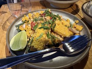 Sweetcorn Larb  at Rice Paper Scissors in Melbourne