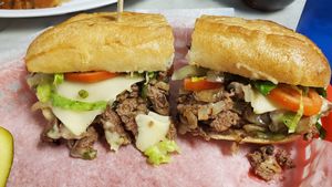 Impossible cheesesteak at Lazy Mike's in Falls Church