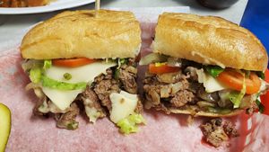 Impossible cheesesteak at Lazy Mike's in Falls Church