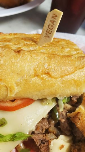 Impossible cheesesteak at Lazy Mike's in Falls Church