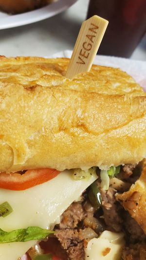 Vegan flag at Lazy Mike's in Falls Church