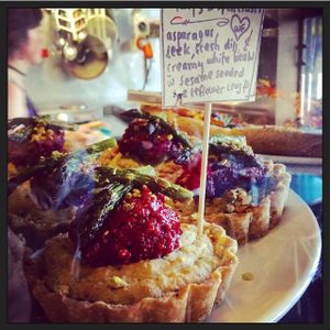 one of the vegan options when I visited.  at Deluxe Cafe in Wellington