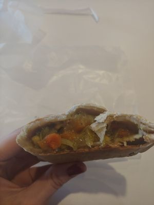 Veggie patty at Nips Juice House in Waldorf