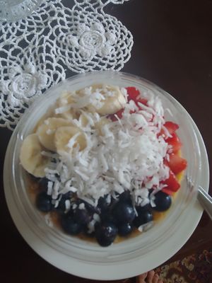 Pitaya Bowl (with no honey) at Nips Juice House in Waldorf