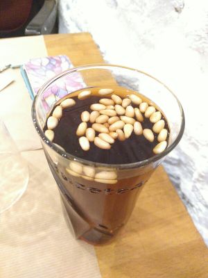 dattes drink, delicious and vegan! at Le Libanais de Montrouge in Montrouge