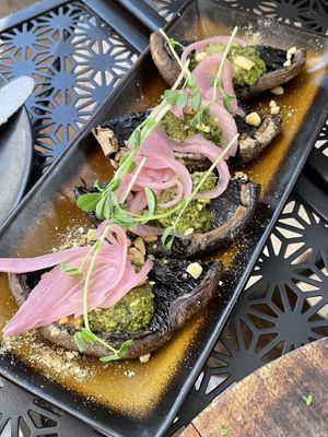 Pesto stuffed mushrooms  at You Came Again in West End