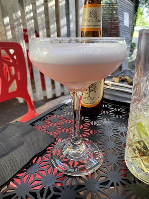 Cocktails with aquafaba foam 👌🏼  at You Came Again in West End