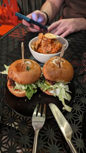 Sliders x2 and meetballs at You Came Again in West End