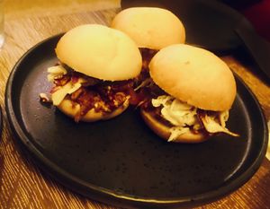 Jack fruit sliders at You Came Again in West End