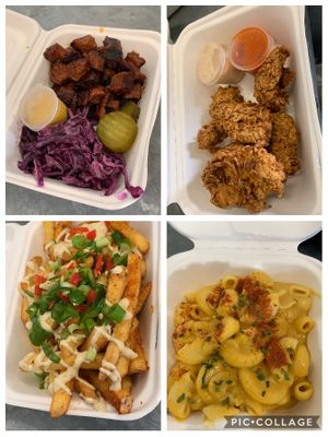 Here are some of the delicious treats we had to eat today. at Dirty Kitch in Coventry