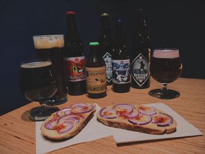 all vegan at Las Vegan's Bar in Budapest