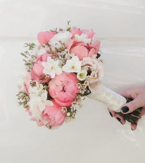 One of Shizen beautiful bride bouquet at Shizen in Tel Aviv