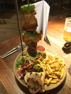 Vegan kebab at Toll House in Lancaster