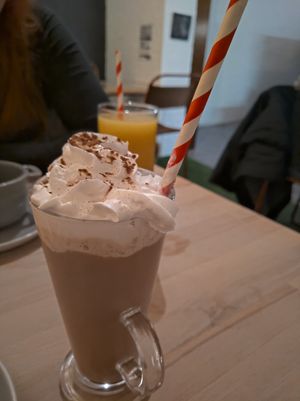 The chocolate milkshake. at The Alleycat in Inverness