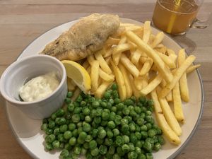 Fish & chips at The Alleycat in Inverness