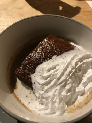 Vegan Sticky Toffee Pudding @ The Alleycat, Inverness  at The Alleycat in Inverness