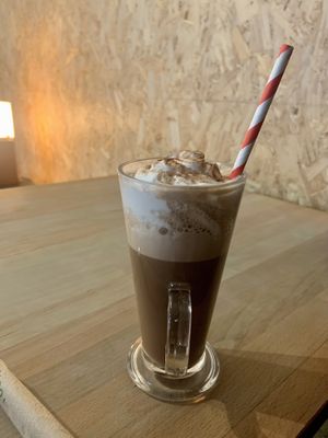 Warm chocolade drink  at The Alleycat in Inverness