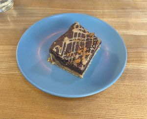 Dessert - chocolate peanut butter cake   at The Alleycat in Inverness