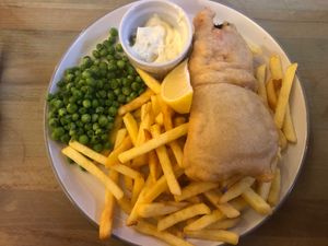 Fish and Chips at The Alleycat in Inverness