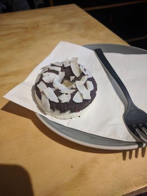 Marshmallow doughnut at The Alleycat in Inverness