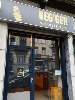 Outside at Vegger in Brussels