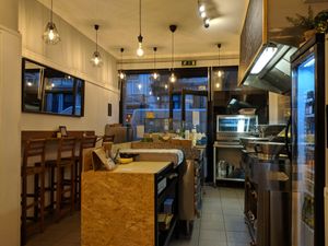 Counter where you order at Vegger in Brussels