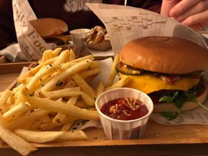 Beyond burger at Vegger in Brussels