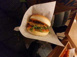 The Elmo burger at Vegger in Brussels