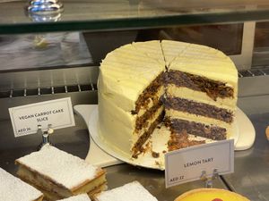 Vegan carrot cake   at Le Pain Quotidien - Spring Souk in Dubai