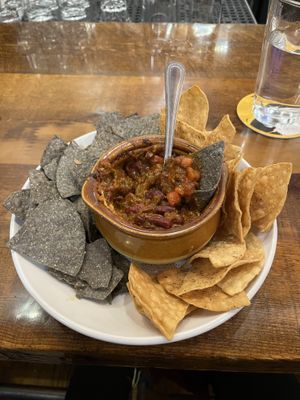 Black bean chili  at Sea Dog Brewing Co in Camden