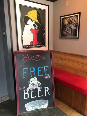 Welcome at Sea Dog Brewing Co in Camden