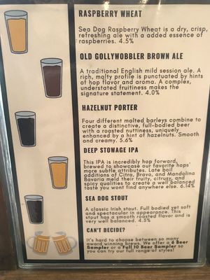 More beer at Sea Dog Brewing Co in Camden