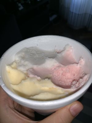 Lemon with ginger/ mango and orange/wild watermelon at Bocha in Rosario