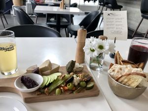 Vegan Cheeze Board! at Northyards Cider Co. in Squamish