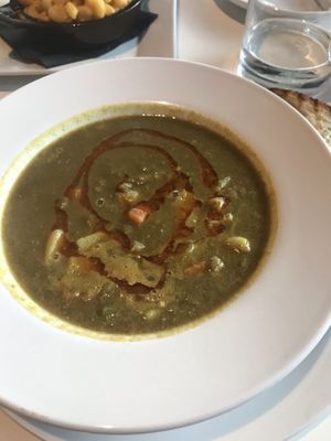 Vegan Moroccan lentil soup  at Northyards Cider Co. in Squamish