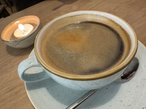 coffee  at Dean & David - Centralbahnplatz in Basel