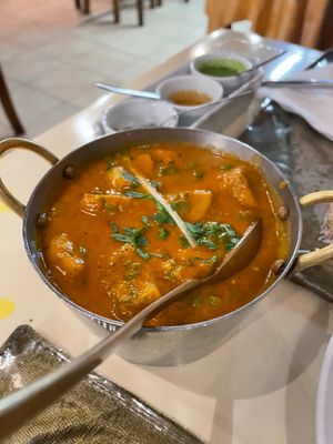 Mushroom cury at Shree Ram in Lisbon